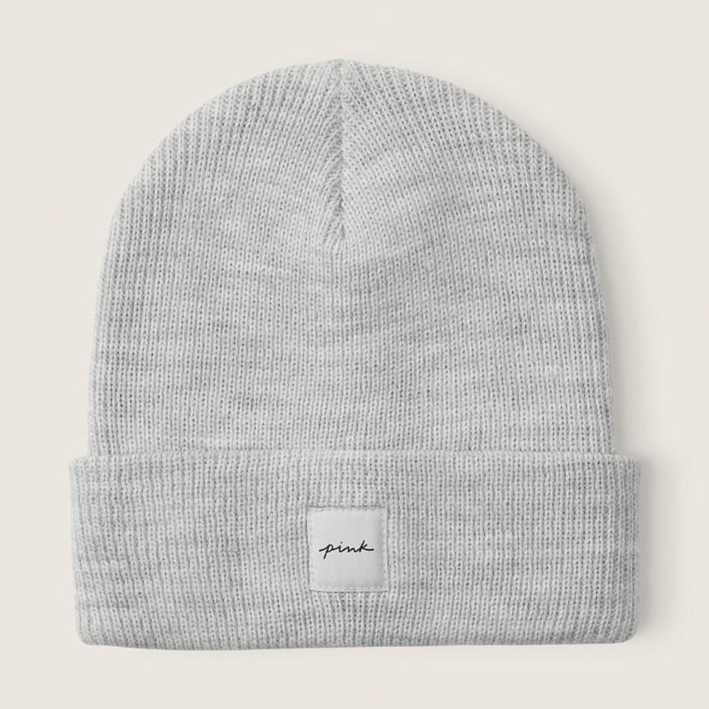 VS PINK BEANIE GRAY NEW IN PACKAGE